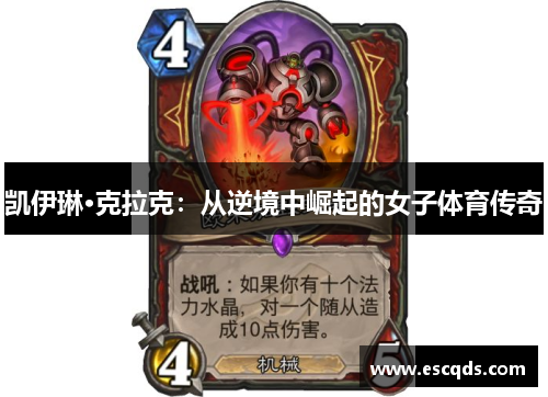 凯伊琳·克拉克:从逆境中崛起的女子体育传奇 凯伊琳·克拉克:从逆境中崛起的女子体育传奇